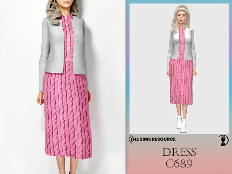 Dress C689 By Turksimmer 1 Dress C689 By Turksimmer Sims 4 CC