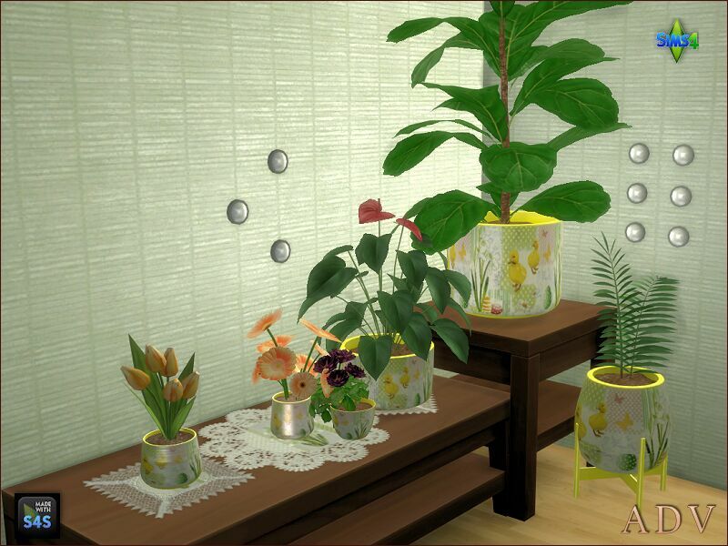 Easter Deco 8 sims 4 cc easter deco 3