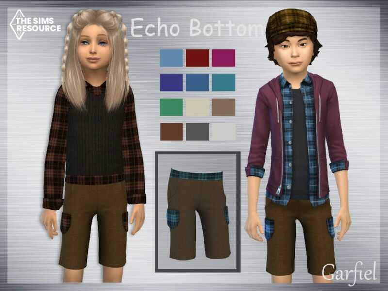 Echo Bottom By Garfiel 1 Echo Bottom By Garfiel Sims 4 CC