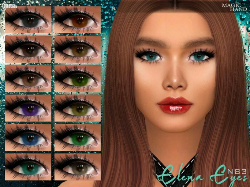 Elena Eyes N83 By Magichand 1 Elena Eyes N83 By Magichand Sims 4 CC