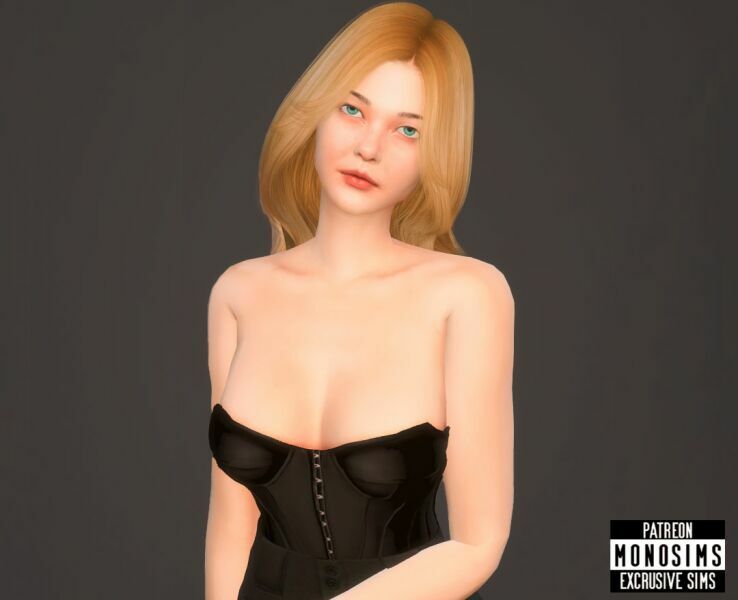 Elle Fanning Sims By Monosims 3 sims 4 cc elle fanning sims by monosims 4