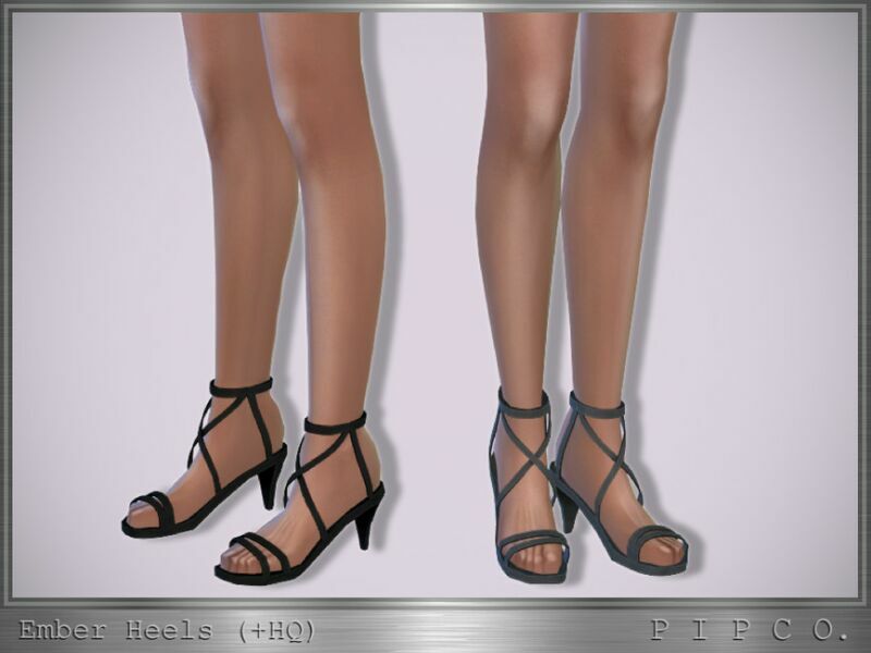 Ember Heels. By Pipco 1 Ember Heels. By Pipco Sims 4 CC