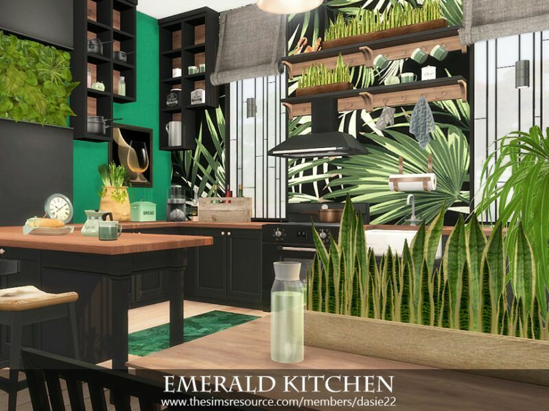 Emerald Kitchen By Dasie2 4 sims 4 cc emerald kitchen by dasie2 2