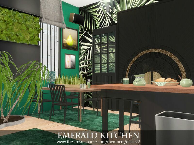 Emerald Kitchen By Dasie2 2 sims 4 cc emerald kitchen by dasie2 4