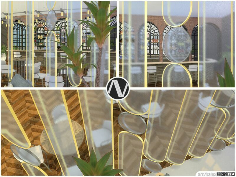 Enchanted Room Divider Panels By Artvitalex 3 sims 4 cc enchanted room divider panels by artvitalex 3