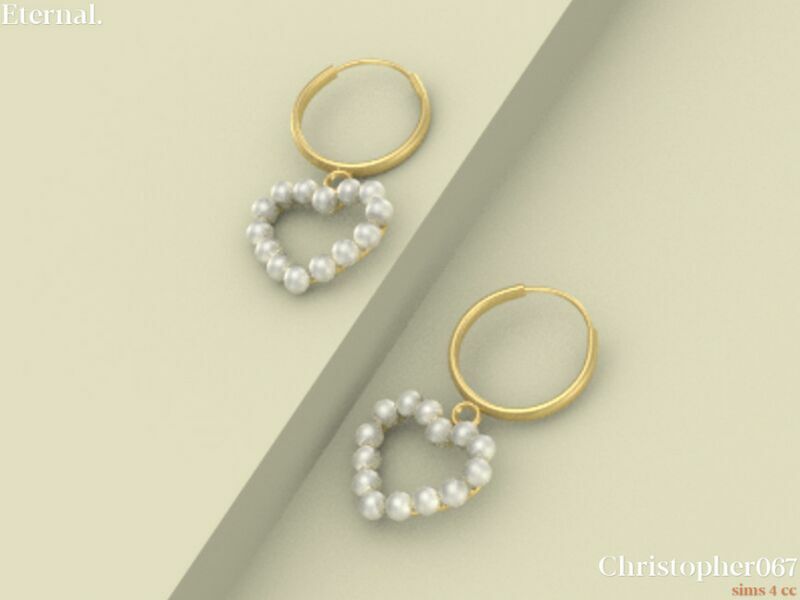 Eternal Earrings By Christopher067 2 sims 4 cc eternal earrings by christopher067 3