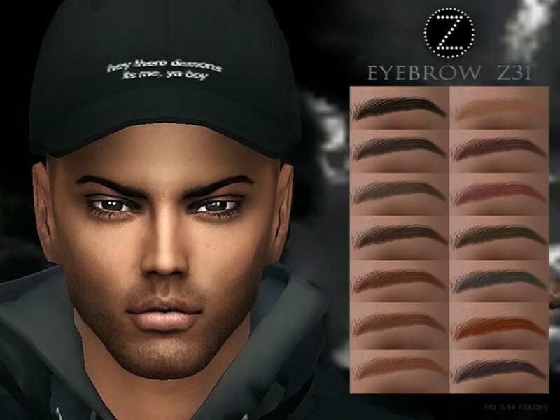 Eyebrow Z31 By Zenx 1 Eyebrow Z31 By Zenx Sims 4 CC