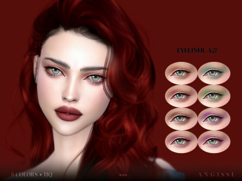 Eyeliner-A27 By Angissi 1 Eyeliner-A27 By Angissi Sims 4 CC