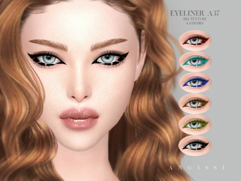 Eyeliner A37 By Angissi 1 Eyeliner A37 By Angissi Sims 4 CC