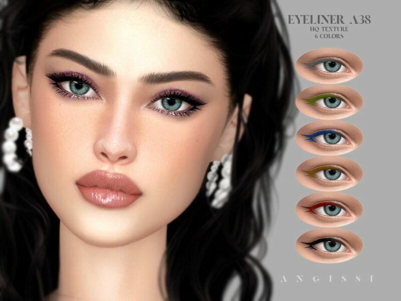 Eyeliner A38 By Angissi 1 Eyeliner A38 By Angissi Sims 4 CC