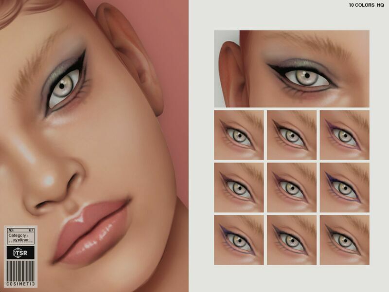 Eyeliner | N67 By Cosimetic 1 Eyeliner | N67 By Cosimetic Sims 4 CC