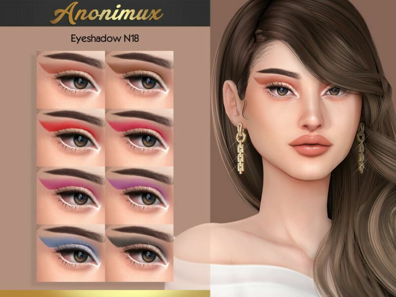 Eyeshadow N18 1 Eyeshadow N18 Sims 4 CC