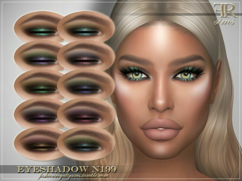 Eyeshadow N199 By Fashionroyaltysims 1 Eyeshadow N199 By Fashionroyaltysims Sims 4 CC
