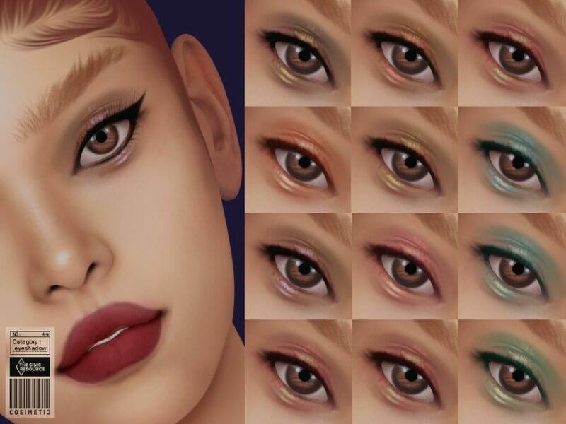 Eyeshadow | N44 By Cosimetic 1 Eyeshadow | N44 By Cosimetic Sims 4 CC