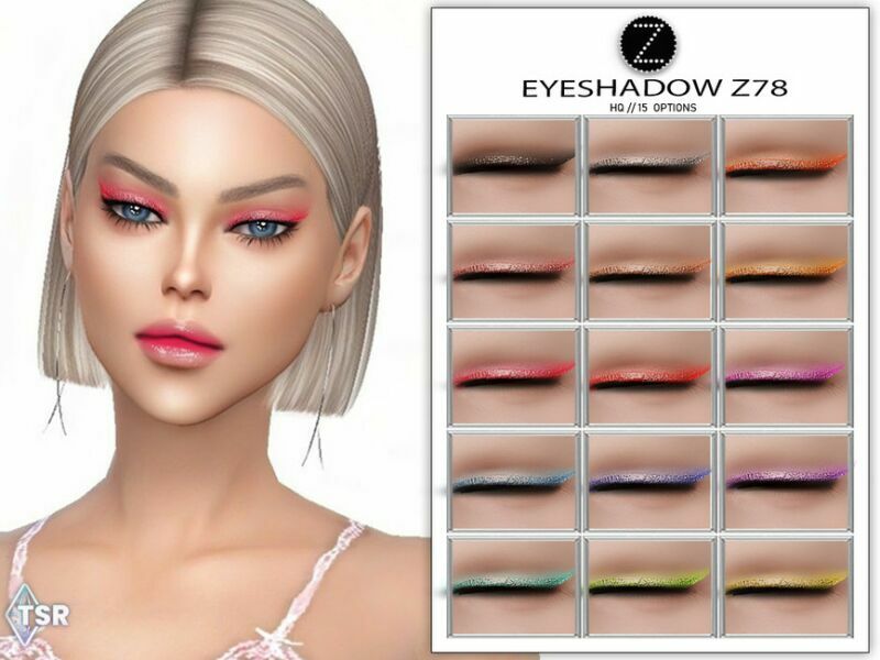 Eyeshadow Z78 By Zenx 1 Eyeshadow Z78 By Zenx Sims 4 CC
