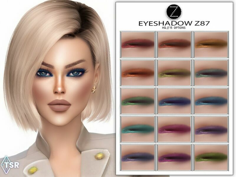 Eyeshadow Z87 By Zenx 1 Eyeshadow Z87 By Zenx Sims 4 CC