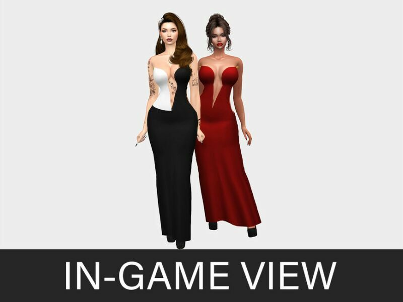 Fabulous (Dress) 2 sims 4 cc fabulous dress 2