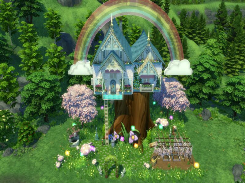 Fairy Garden Cottage By Susancho93 7 sims 4 cc fairy garden cottage by susancho93 2