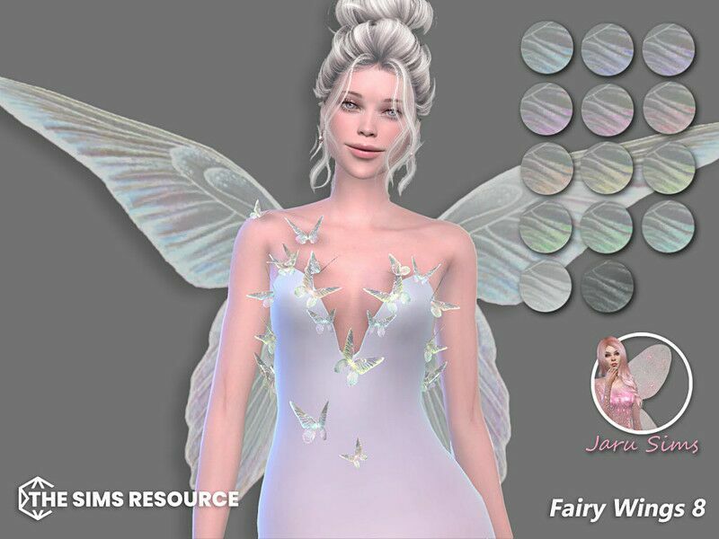 Fairy Wings 8 1 Fairy Wings 8 Sims 4 CC