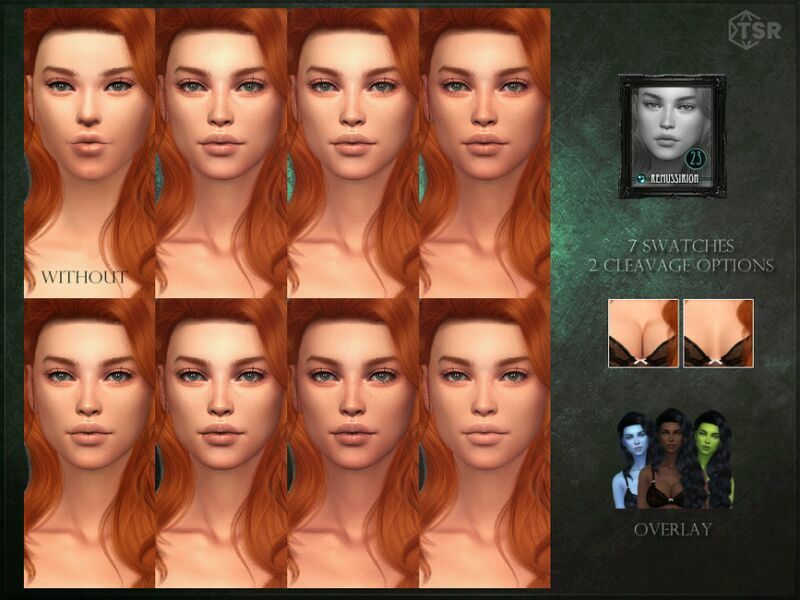 Female Skin 23 – Overlay By Remussirion 2 sims 4 cc female skin 23 overlay by remussirion 2
