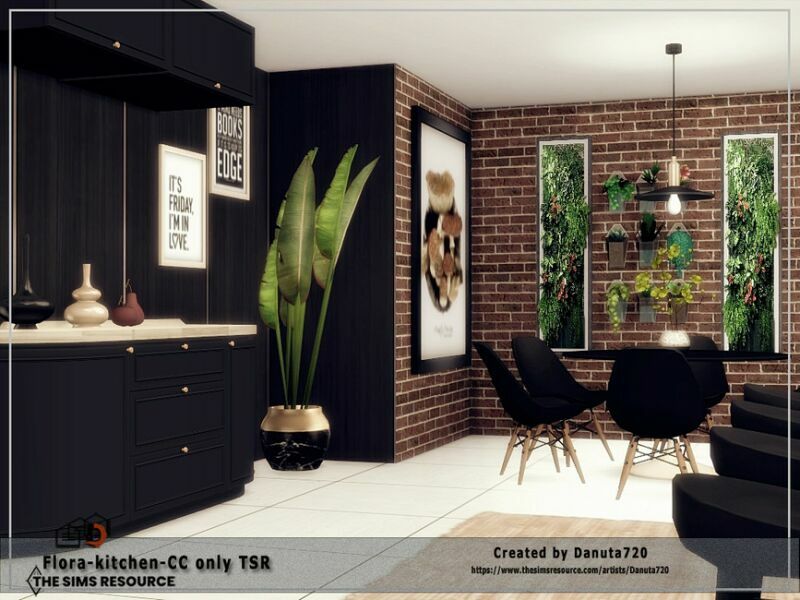 Flora-Kitchen-Cc Only TSR By Danuta720 6 sims 4 cc flora kitchen cc only tsr by danuta720 2