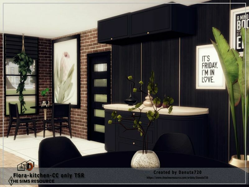 Flora-Kitchen-Cc Only TSR By Danuta720 3 sims 4 cc flora kitchen cc only tsr by danuta720 5