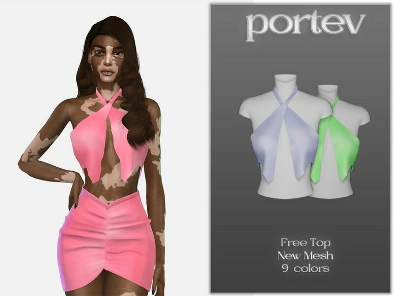 Free TOP By Portev 1 Free TOP By Portev Sims 4 CC