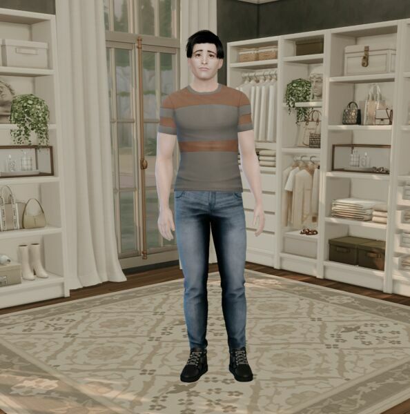 Friends Sitcom – Joey Tribbiani 2 sims 4 cc friends sitcom joey tribbiani 3
