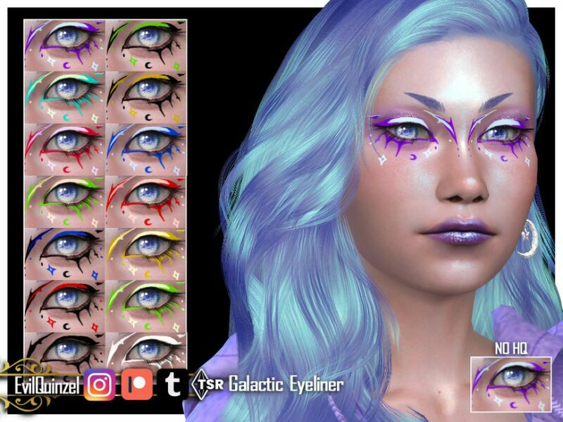 Galactic Eyeliner By Evilquinzel 1 Galactic Eyeliner By Evilquinzel Sims 4 CC