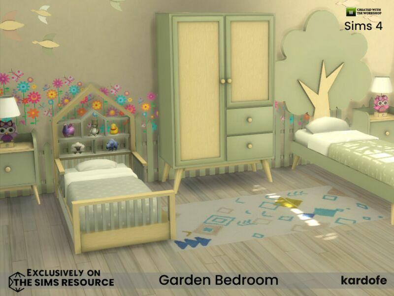 Garden Bedroom By Kardofe 5 sims 4 cc garden bedroom by kardofe 3