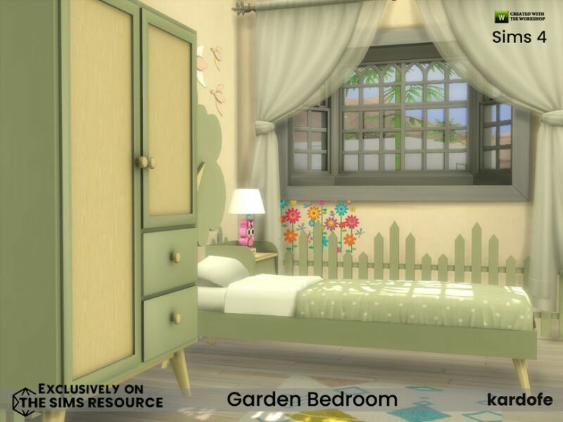 Garden Bedroom By Kardofe 4 sims 4 cc garden bedroom by kardofe 4