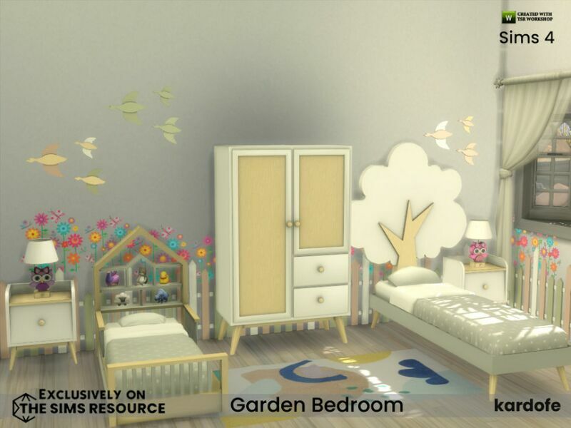 Garden Bedroom By Kardofe 3 sims 4 cc garden bedroom by kardofe 5