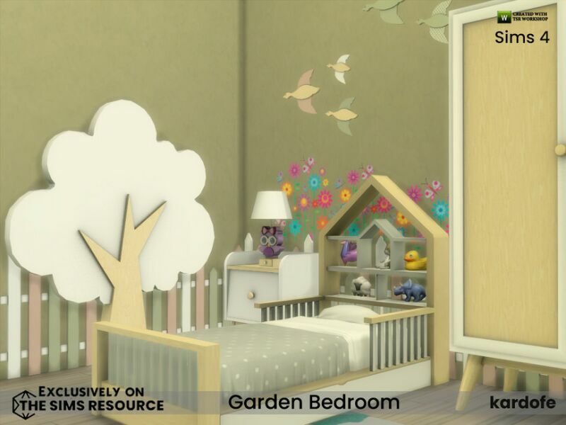 Garden Bedroom By Kardofe 2 sims 4 cc garden bedroom by kardofe 6