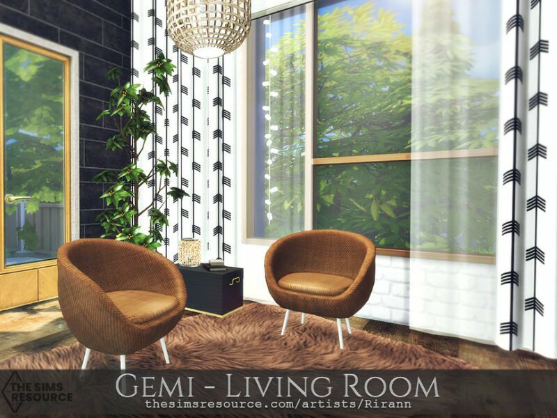 Gemi – Living Room – TSR CC Only By Rirann 2 sims 4 cc gemi living room tsr cc only by rirann 5