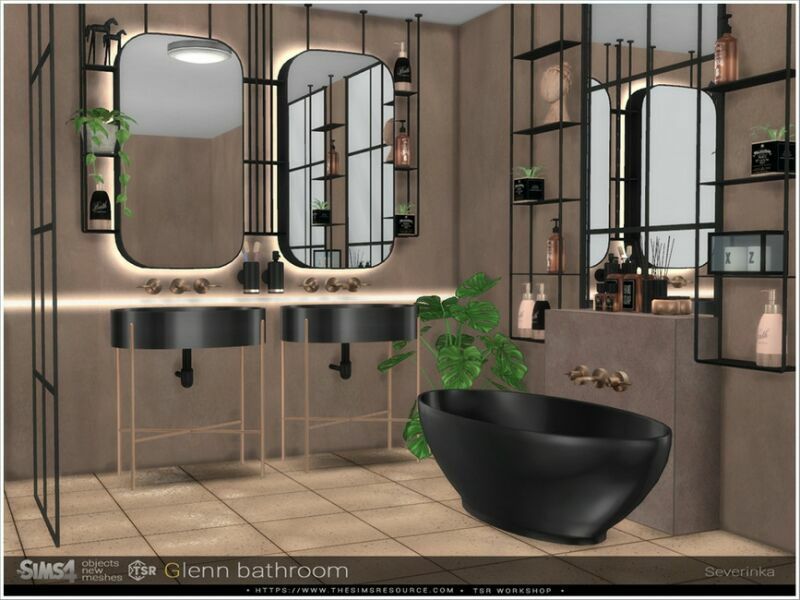 Glenn Bathroom By Severinka_ 3 sims 4 cc glenn bathroom by severinka 4
