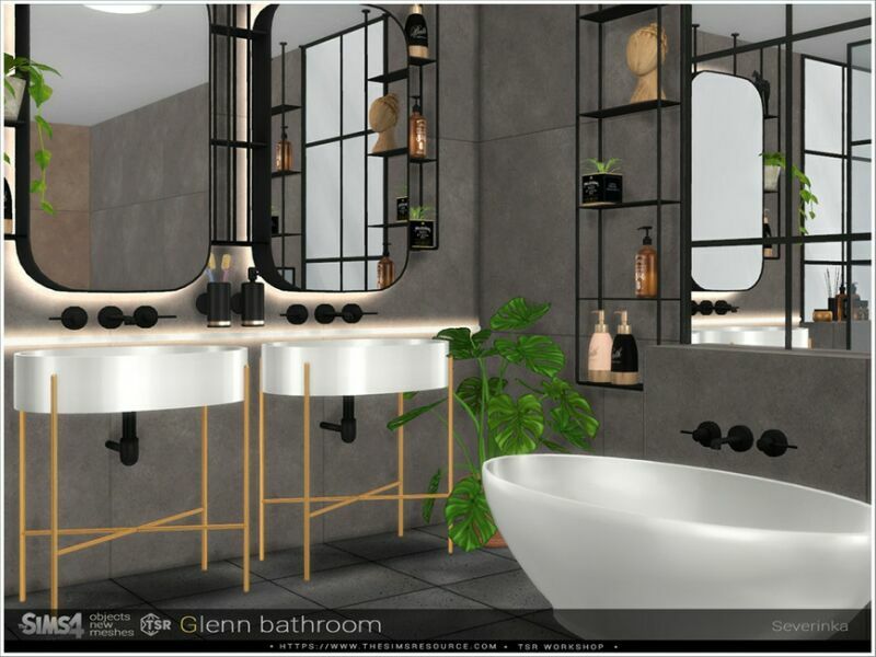 Glenn Bathroom By Severinka_ 4 sims 4 cc glenn bathroom by severinka 5