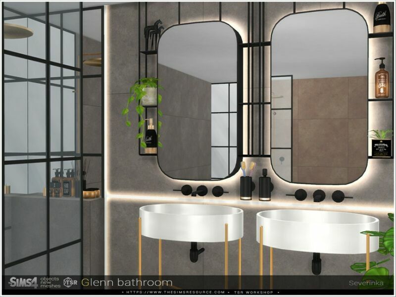 Glenn Bathroom By Severinka_ 2 sims 4 cc glenn bathroom by severinka 6