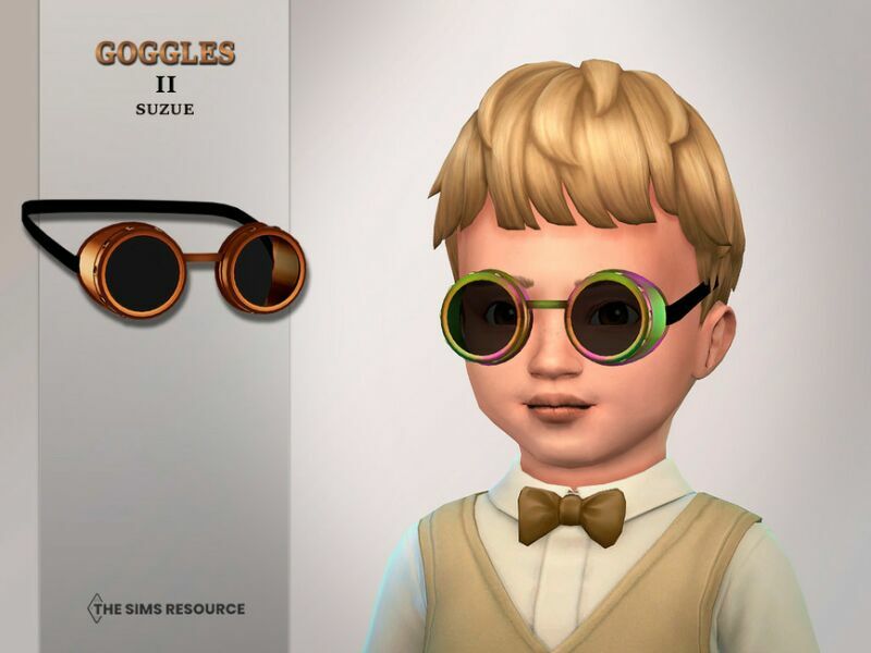 Goggles II Toddler By Suzue 1 Goggles II Toddler By Suzue Sims 4 CC