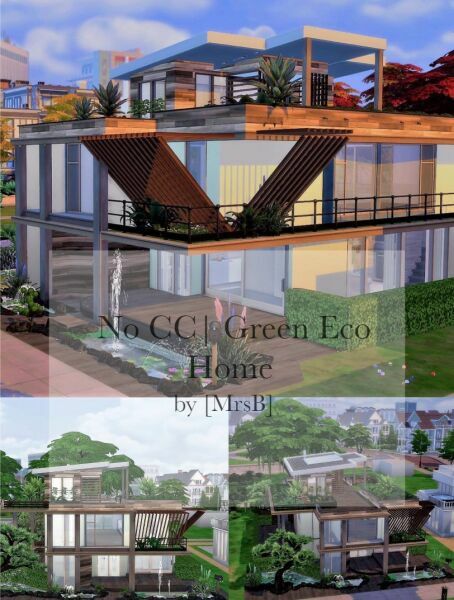Green-Eco Home |CC Free By Mrsbarbiex3 1 Green-Eco Home |CC Free By Mrsbarbiex3 Sims 4 CC