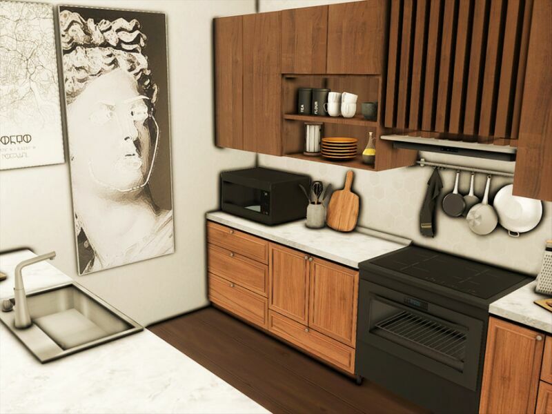 Greywell Kitchen (TSR Only CC) By Xogerardine 4 sims 4 cc greywell kitchen tsr only cc by xogerardine 2