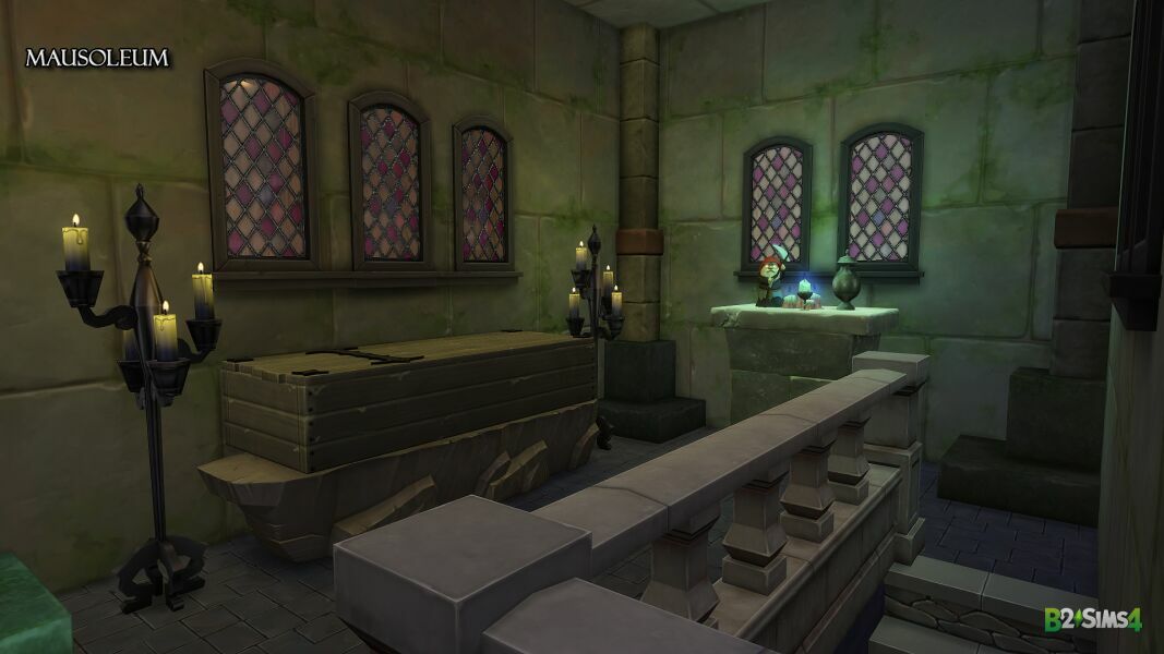 Grim’S Ghastly Manor – 2BR, 1BA (TS3 To TS4) 2 sims 4 cc grims ghastly manor 2br 1ba ts3 to ts4 9