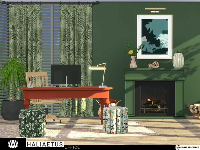 Haliaetus Office By Wondymoon 1 Haliaetus Office By Wondymoon Sims 4 CC