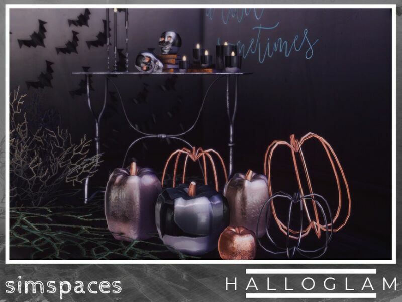 Halloglam By Simspaces 3 sims 4 cc halloglam by simspaces 3