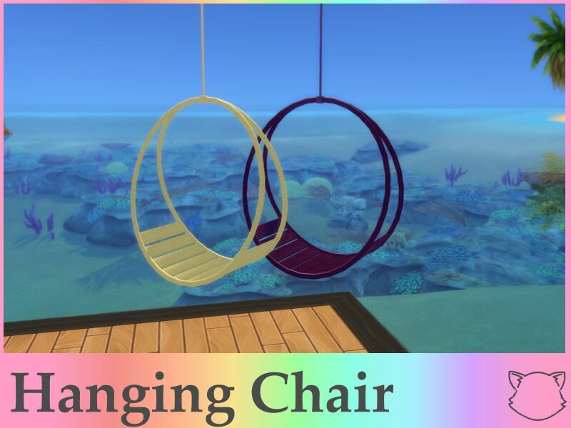Hanging Chair By Itiscats 4 sims 4 cc hanging chair by itiscats 2