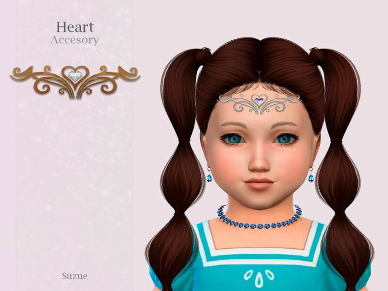 Heart Accesory By Suzue 1 Heart Accesory By Suzue Sims 4 CC