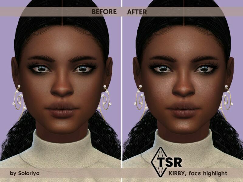 Highlight Kirby By Soloriya 2 sims 4 cc highlight kirby by soloriya 2