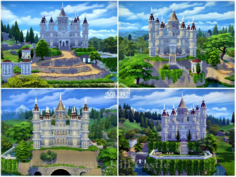 Hill Castle By Nobody1392 6 sims 4 cc hill castle by nobody1392 3