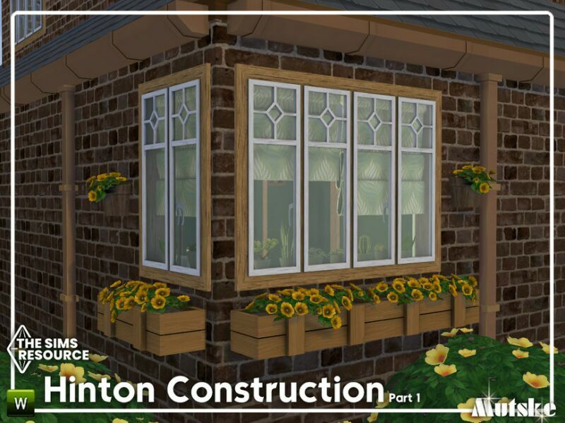 Hinton Construction SET Part 1 By Mutske 1 Hinton Construction SET Part 1 By Mutske Sims 4 CC