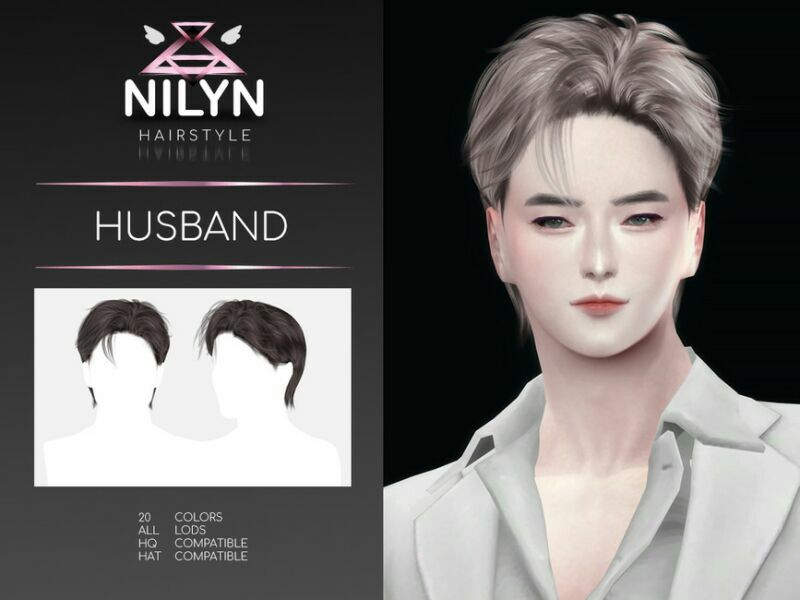 Husband Hair – NEW Mesh By Nilyn 1 Husband Hair – NEW Mesh By Nilyn Sims 4 CC