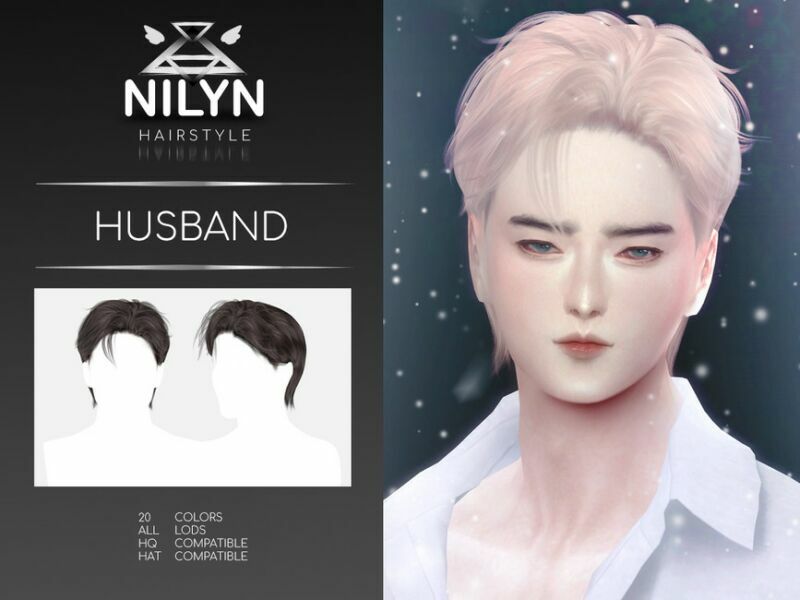 Husband Hair – NEW Mesh By Nilyn 3 sims 4 cc husband hair new mesh by nilyn 2
